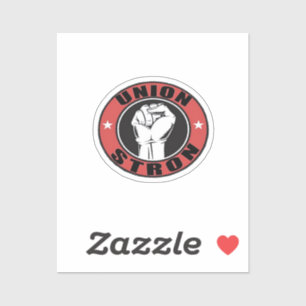 Union Strong American Flag Labor Day Sticker