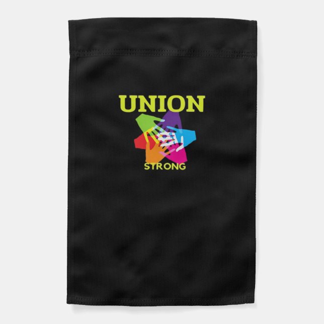 Union Strong Classic - Labor Day Garden Flag (Front)