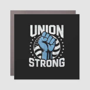 Union Strong For Professional Workers - Labor Day Car Magnet