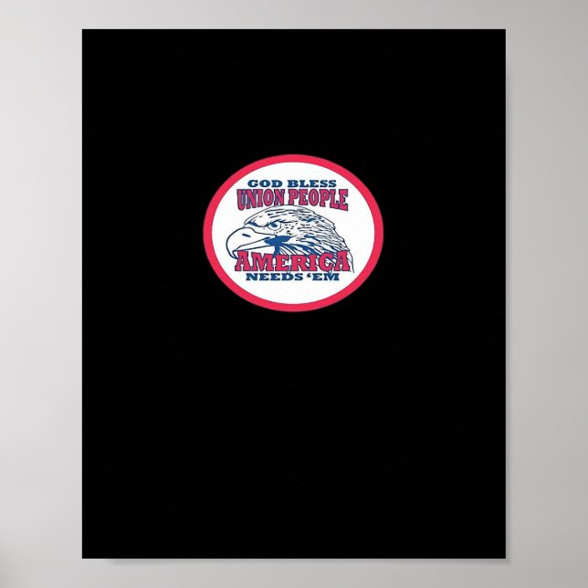 Union Strong Funny Meme Classic Poster (Front)