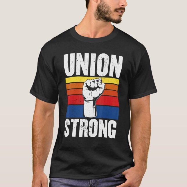 Union Strong Labor day  for womenmen Labor day par T-Shirt (Front)