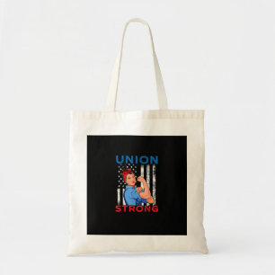 Union Strong - Labor Day Skilled Union Worker Tote Bag