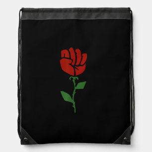 Union Strong Pro Union Worker Labor Fist Protest Drawstring Bag