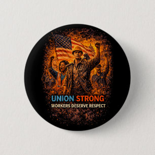 Union Strong Rising Button