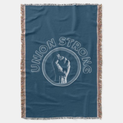 Union Strong Throw Blanket