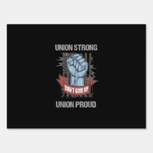 Union Strong Union Proud Labor Day Labour Party Fu Sign