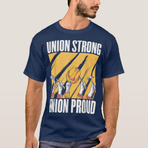 Union Strong Union Proud Labor day tee for womenme