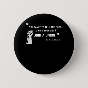 Union Strong - Union Worker Trend Labor Day Button