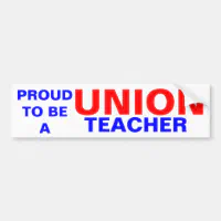 Proud Union Bumper Sticker