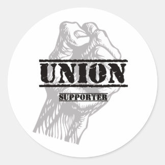 Union Thug Supporter Classic Round Sticker