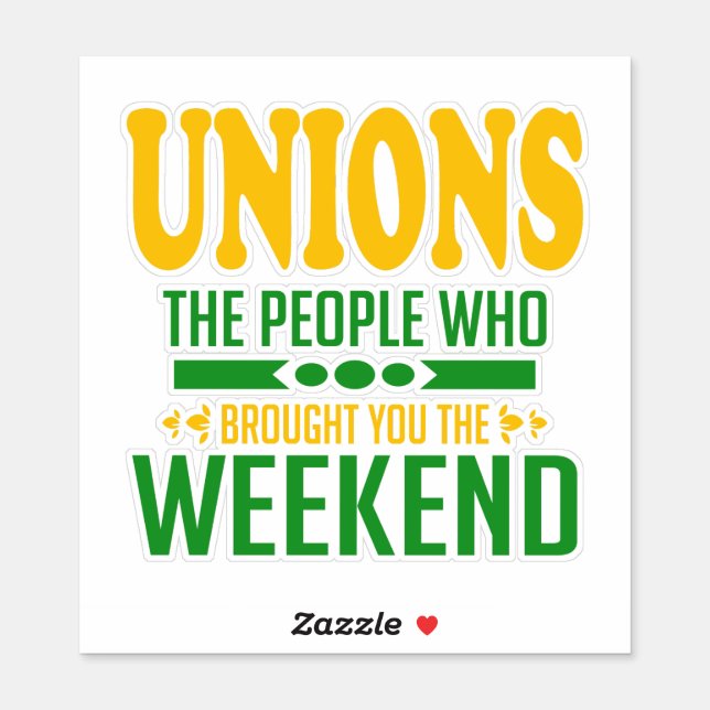 Union Weekends Sticker (Sheet)