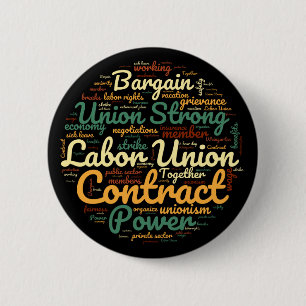 Union Word Cloud Circle Button