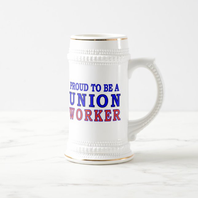 UNION WORKER BEER STEIN (Right)