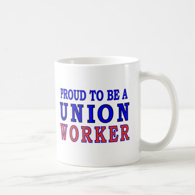 UNION WORKER COFFEE MUG (Right)