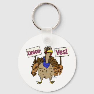 Union Yes Turkey; Talking Turkey Union Yes Keychain