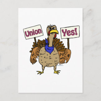 Union Yes Turkey; Talking Turkey Union Yes Postcard