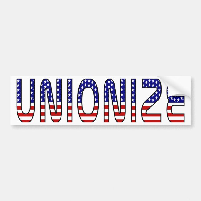 Unionize Bumper Sticker (Front)