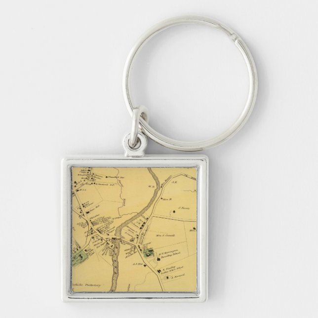 Unionport, Westchester, Schuylerville Keychain (Front)