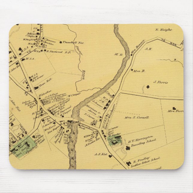 Unionport, Westchester, Schuylerville Mouse Pad (Front)
