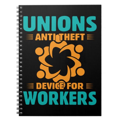 Unions Anti Theft Device for Workers Notebook
