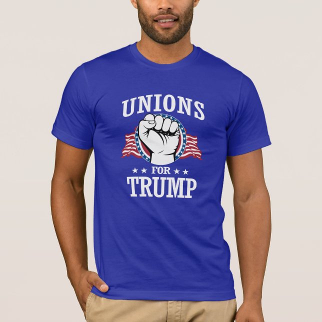 UNIONS FOR TRUMP T-Shirt (Front)