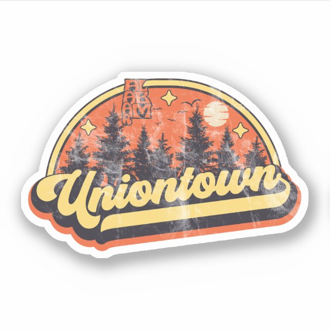 Uniontown, Alabama Sticker (Front)