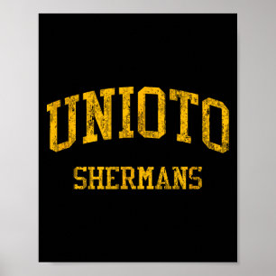 Unioto High School Hs Chillicothe Oh Vintage Srts  Poster