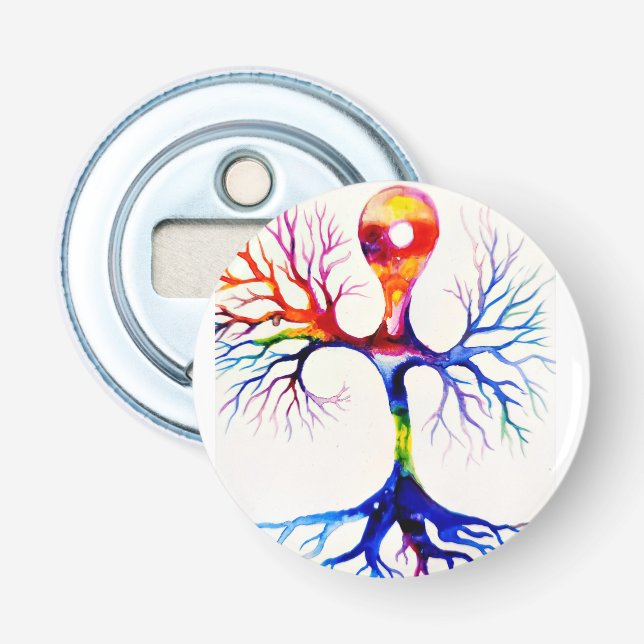 Unipolar neuron   bottle opener (Front)
