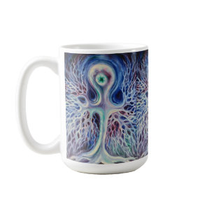 Unipolar neuron coffee mug