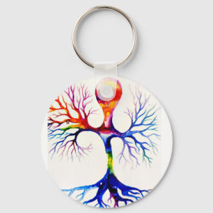 Unipolar neuron    keychain