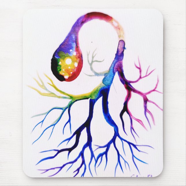 Unipolar neuron mouse pad (Front)