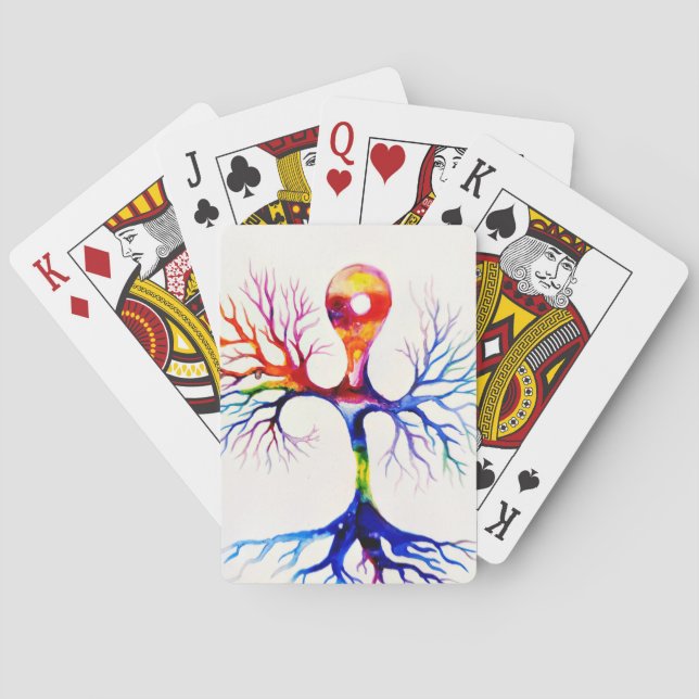 Unipolar neuron   poker cards (Back)
