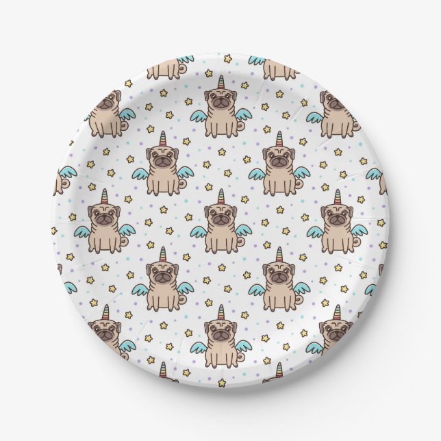Unipug Pattern Paper Plates (Front)