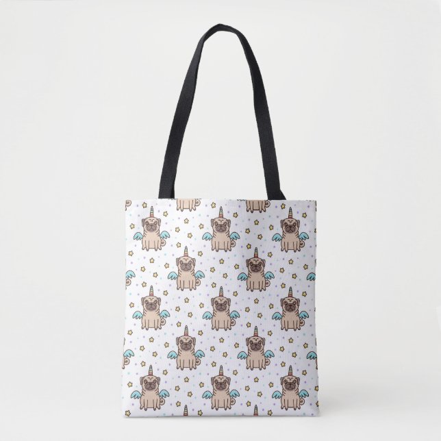 Unipug Pattern Tote Bag (Front)