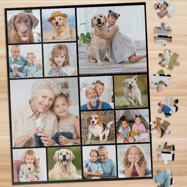 Unique 14 Photo Collage Modern 16x20 Simple  Jigsaw Puzzle (Creator Uploaded)