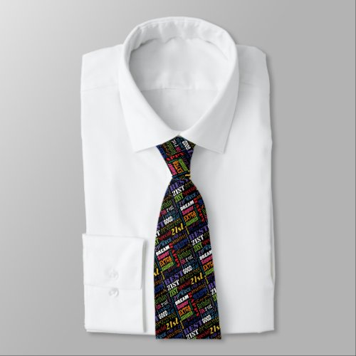 Unique 21st Birthday Party Personalized Gifts Neck Tie