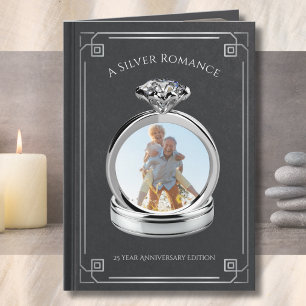 Unique 25th Husband Silver Anniversary Storybook Card