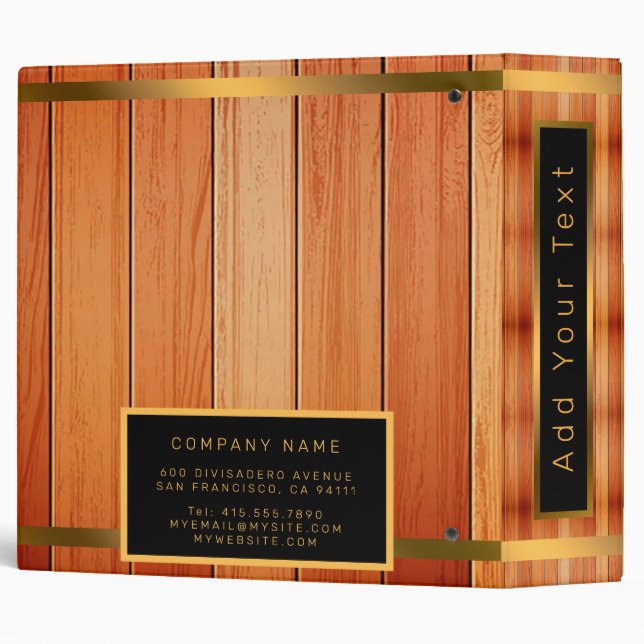 business card 3 ring binder Unique 2in1 Gold Luxury Wood Business Card & 3 Ring Binder