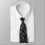 Unique 30th Birthday Party Personalized Gifts Neck Tie<br><div class="desc">Unique and special typography themed 30th birthday party decor and gifts. Text includes fierce and fab at 30. fabulous at 30, amazing 30th birthday party, extra special 30th birthday, happy 30th birthday, rocking 30th birthday, looking good at 30, and amazing 30th birthday. Bright colorful text in yellow, pink, purple, blue,...</div>