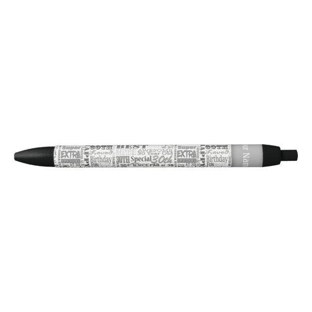 Unique 30th Birthday Party Personalized Gifts Pen (Front)