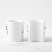 Unique 40th Anniversary Gifts PERSONALIZED Coffee Mug Set (Side)