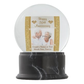 Unique 50th Wedding Anniversary Gifts, Snow Globes
