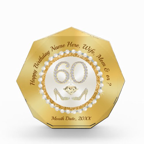 Unique 60th Birthday Gifts for Her Relationship