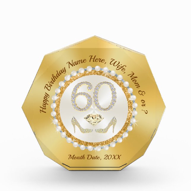 Unique 60th Birthday Gifts for Her, Relationship (Front)