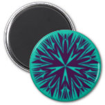Unique Abstract Art Round Magnet