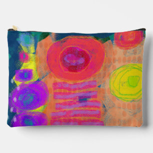 Unique Abstract Art to Carry Accessory Pouch