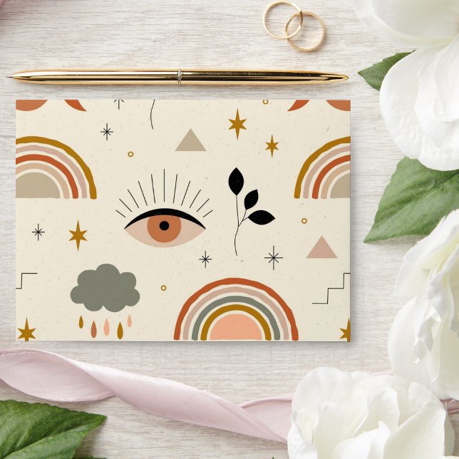  Unique Abstract Bohemian Boho Rustic  Envelope (Creator Uploaded)
