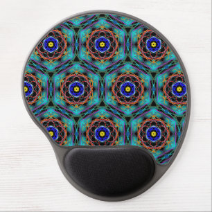 Unique Abstract Colorful Gel Mousepad