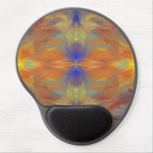 Unique Abstract Colorful Gel Mousepad