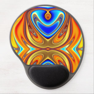 Unique Abstract Colorful Gel Mousepad